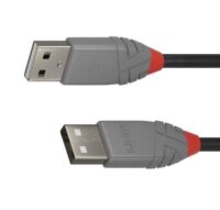 Lindy 36694 kabel USB A-A, 2.0, wtyk/wtyk, długość 3m, czarny