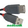 Lindy extender/przedłużacz USB A-A, 2.0, wtyk/gniazdo, długość 2m, czarny, 36703, Anthra Line Lindy extender/przedłużacz USB A-A, 2.0, wtyk/gniazdo, długość 2m, czarny, 36703, Anthra Line