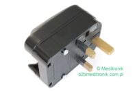 Lindy 73096 Adapter zasilania wtyk Brytyjski gniazdo Polskie 3 pin