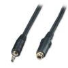 Kabel audio Jack 3,5mm wtyk/gniazdo długość 5m Kabel audio Jack 3,5mm wtyk/gniazdo długość 5m
