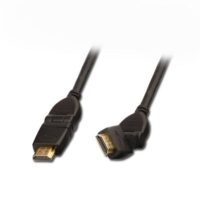 Kabel HDMI wtyk/wtyk długość 2m końcówki obrotowe/kątowe