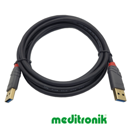 Lindy 36751 kabel USB A-A, 3.0, długość 1m, do 5Gb/s