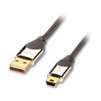 Kabel CROMO USB wtyk A na wtyk B mini długość 5m