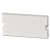 Zaślepka standardu 50mm 1 moduł, biała symbol 60540