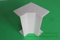 Narożnik wewnętrzny do listwy 120x40 biały