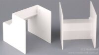 Narożnik wewnętrzny do listwy 60x40 biały 8655