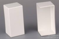 Pokrywa końcowa do listwy 80x40 biała