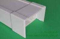 Pokrywa łącząca do listwy 110x70 biała