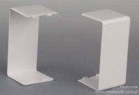 Pokrywa łącząca do listwy 120x55 biała 8472