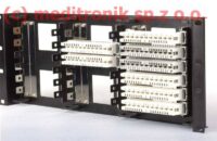 Magazynek do montażu 18szt. dziesięcioparowych łączówek typu