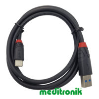 Lindy 36916 kabel USB A-C, 3.1, wtyk/wtyk, długość 1m, Quick Charge 3.0, do 10Gbit/s, Black Line