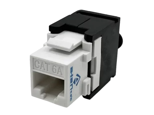 Outlet - moduł keystone rj45 beznarzędziowy utp kat.6a poe+ ALANTEC plus - badanie jakości intertek (usa) - podwyższone parametry transmisyjne