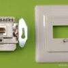 Gniazdo podtynkowe pojedyncze RJ45 FTP kat.5e montaż LSA+