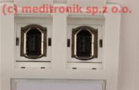 Gniazdo multimedialne podtynkowe 2xFIREWIRE-6 typu keystone