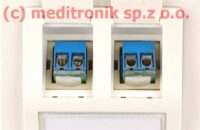 Gniazdo multimedialne podtynkowe 2xSPEAKER typu keystone