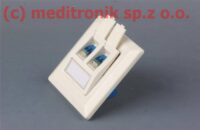 Gniazdo multimedialne podtynkowe 2xSPEAKER typu keystone