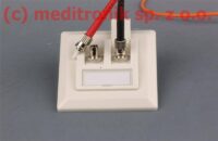 Puszka na dwa moduły keystone światłowodowe