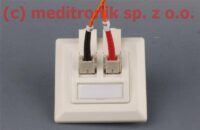 Puszka podtynkowa typ "German Style" na dwa złącza SC MM