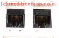 Gniazdo multimedialne podtynkowe 2 x keystone UTP kat.5e Gniazdo multimedialne podtynkowe 2 x keystone UTP kat.5e