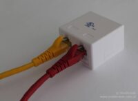 Puszka natynkowa na dwa modu艂y typu keystone Puszka natynkowa na dwa modu艂y typu keystone