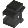 Adapter mocowania typu keystone pod adapter sc simplex / lc duplex, kolor czarny ALANTEC