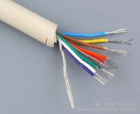kabel ekranowany 10-żyłowy 0,14mm2; w rolkach po 100m