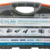 Zestaw narzędzi instalatorskich w walizce (tester, nóż lsa, zaciskarka, stripper, wtyki rj45) ALANTEC