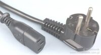 Kabel zasilający długość 10m wtyk Schuko na gniazdo IEC C13