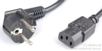 Kabel zasilający długość 3m wtyk Schuko na gniazdo IEC C13