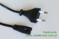 Kabel zasilający długość 2m wtyk jednofazowy płaski na C7