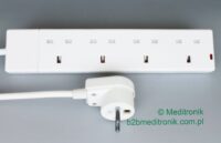 Listwa zasilająca angielska 4 gniazda kabel 4m wtyk polski