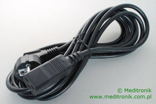 Kabel zasilający długość 5m wtyk Unischuko na gniazdo IEC C19
