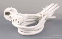 Kabel zasilający długość 10m wtyk DATA na gniazdo C13 biały