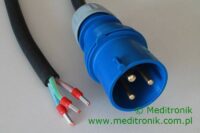 Kabel zasilający wtyk IEC60309 na wolny koniec