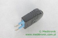 Złącze męskie płaskie do montażu na kabel kolor czarny Złącze męskie płaskie do montażu na kabel kolor czarny