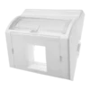 Adapter 45x45 1xrj45 (wypukły kątowy) ALANTEC Adapter 45x45 1xrj45 (wypukły kątowy) ALANTEC