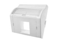 Adapter 45x45 1xrj45 (wypukły kątowy) ALANTEC