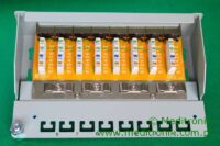 Patch panel naścienny 8 portów FTP kat.6 z pełną obudową