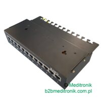 Patch panel naścienny 12 portów FTP kat.6 z organizerem