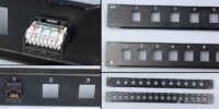 Patch panel do modułów keystone 16 portów 1U 19"