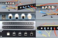 Patch panel do modułów keystone 16 portów 1U 19"