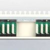 Panel krosowy UTP z półką i pokrywą 19", kat. 5e 24 porty