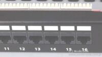 Patch panel 16 portów UTP kat.6 1U 19" z organizerem