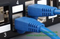 Patch panel do modułów keystone 24 porty 1U 19"z organizerem