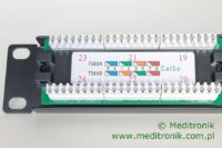 Patch panel 24 porty UTP kat.5e 1U 19"