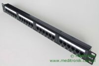 Patch panel 24 porty UTP kat.6 1U 19"