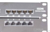 Patch panel telefoniczny 25 portów ISDN 1U 19" z organizerem