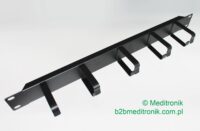 Organizer kabli 1U z metalowymi uchwytami do szaf rack 19" Organizer kabli 1U z metalowymi uchwytami do szaf rack 19"