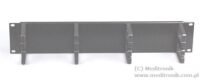 Organizer kablowy 19"; metalowy z uchwytami plastikowymi;