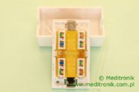 Puszka łącząca kabel UTP kat.6 obudowa nieekranowana Puszka łącząca kabel UTP kat.6 obudowa nieekranowana